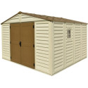Abri de jardin en PVC WoodStyle Premium 10,56m² Duramax