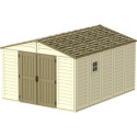 Abri de jardin en PVC WoodStyle Premium 13,12m² Duramax