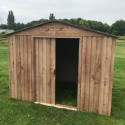 Abri de jardin en métal imitation bois 4,75m² - DURAMAX 