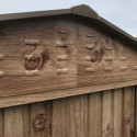Abri de jardin en métal imitation bois 7,75m² - DURAMAX