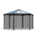 Moustiquaire en polyester léger pour pergola Roma™ et Monaco™ - Palram