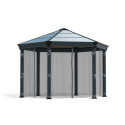 Moustiquaire en polyester léger pour pergola Roma™ et Monaco™ - Palram