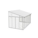 Véranda 300x425cm en alu blanc et polycarbonate 8mm SANREMO