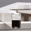 Véranda 300x425cm en alu blanc et polycarbonate 8mm SANREMO