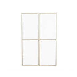 Moustiquaire pour véranda SANREMO en alu blanc et polyester léger