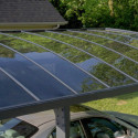 Carport en aluminium anthracite et polycarbonate ARIZONA BREEZE 5000 