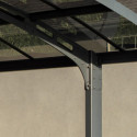 Carport en aluminium anthracite et polycarbonate ARIZONA BREEZE 5000 