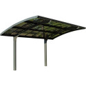 Carport en aluminium anthracite et polycarbonate ARIZONA BREEZE 5000 