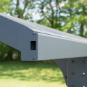 Carport en aluminium anthracite et polycarbonate ARIZONA BREEZE 5000 