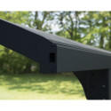 Carport double en alu anthracite et polycarbonate ARIZONA BREEZE 5000