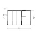 Véranda en PVC et polycarbonate transparent 200x324cm Sun Room - RION