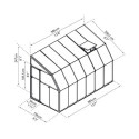 Véranda en PVC et polycarbonate transparent 200x386cm Sun Room - RION