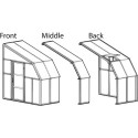 Véranda en PVC et polycarbonate transparent 200x386cm Sun Room - RION