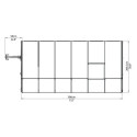 Véranda en PVC et polycarbonate transparent 200x386cm Sun Room - RION