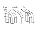 Véranda en PVC et polycarbonate transparent 258x260cm Sun Room - RION