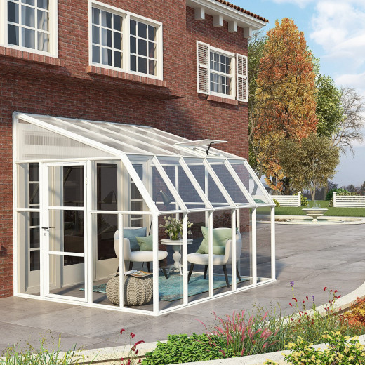 Véranda en PVC et polycarbonate transparent 258x322cm Sun Room - RION