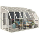 Véranda en PVC et polycarbonate transparent 258x384cm Sun Room - RION