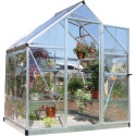 Serre de jardin en alu et polycarbonate 2,3m² Harmony™ Silver – Palram