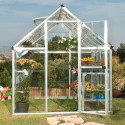 Serre de jardin en alu et polycarbonate 4,6m² Harmony™ Silver – Palram
