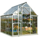 Serre de jardin en alu et polycarbonate 4,6m² Harmony™ Silver – Palram