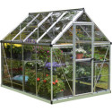 Serre de jardin en alu et polycarbonate 4,6m² Harmony™ Silver – Palram