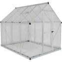 Serre de jardin en alu et polycarbonate 4,6m² Harmony™ Silver – Palram