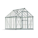 Serre de jardin en alu et polycarbonate 5,7m² Harmony™ Silver – Palram