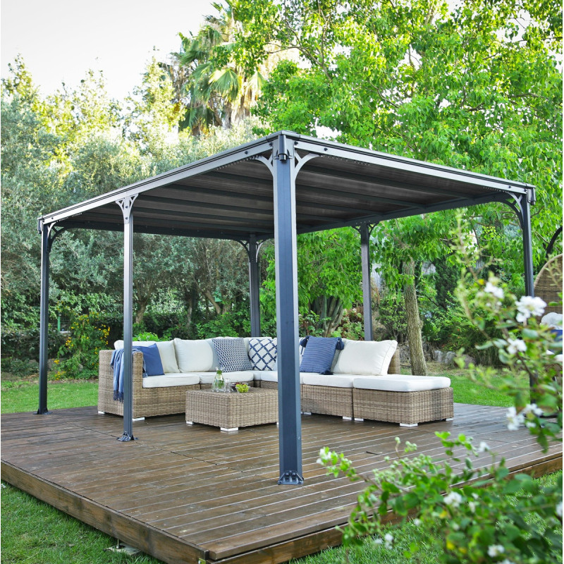 Pergola en aluminium et polycarbonate 309x426cm Milano™ 4300 - Palram