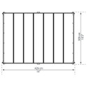 Pergola en aluminium et polycarbonate 309x426cm Milano™ 4300 - Palram