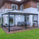 Pergola aluminium et polycarbonate 492x359cm Martinique 5000 Palram