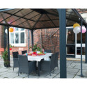 Pergola aluminium et polycarbonate 492x359cm Martinique 5000 Palram
