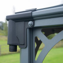 Pergola aluminium et polycarbonate 492x359cm Martinique 5000 Palram
