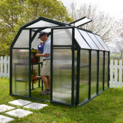 Serre de jardin en PVC et polycarbonate 5,36m² Eco Grow – RION