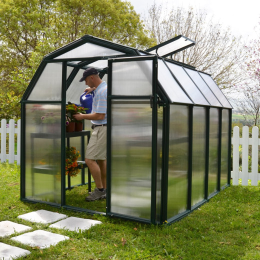Serre de jardin en PVC et polycarbonate 5,36m² Eco Grow – RION