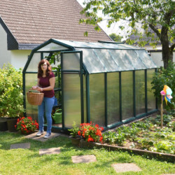 Serre de jardin en PVC et polycarbonate 6,65m² Eco Grow – RION