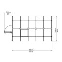 Serre de jardin en PVC et polycarbonate 6,65m² Eco Grow – RION