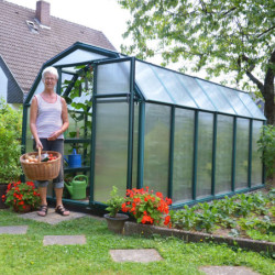 Serre de jardin en PVC et polycarbonate 7,89m² Eco Grow – RION