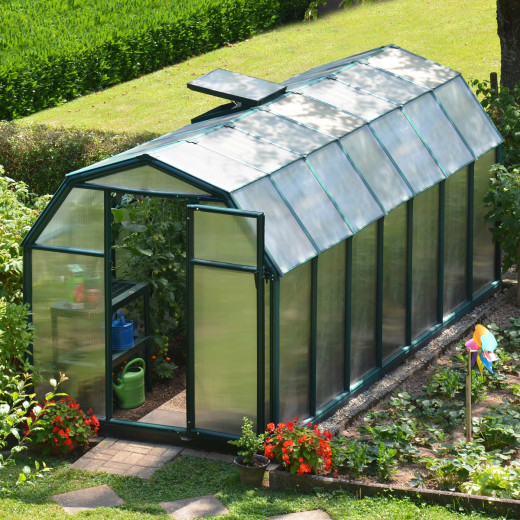 Serre de jardin en PVC et polycarbonate 9,15m² Eco Grow – RION