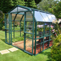Serre de jardin en PVC et polycarbonate 6,91m² Grand Gardener – RION