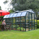 Serre de jardin en PVC et polycarbonate 10,21m² Grand Gardener – RION