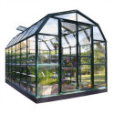 Serre de jardin en PVC et polycarbonate 10,21m² Grand Gardener – RION