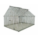 Serre de jardin en alu et polycarbonate 8,9m² Octave™ Silver – Canopia