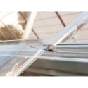 Serre de jardin en alu et polycarbonate 8,9m² Octave™ Silver – Canopia