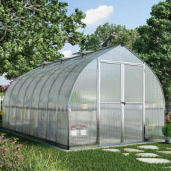 Serre de jardin en aluminium et polycarbonate 11,76m² Bella™ – Palram