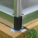 Serre de jardin en aluminium et polycarbonate 11,76m² Bella™ – Palram
