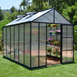 Serre de jardin 8,9m² en polycarbonate 10mm Glory Premium – Palram