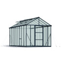 Serre de jardin en alu et polycarbonate 11,8m² Glory Premium – Palram