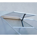 Serre adossée en alu et polycarbonate 3,05m² Silver Hybrid - Palram