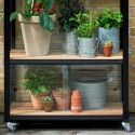 Serre urbaine en verre trempé avec roulettes City Greenhouse - Juliana