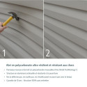 Abri de jardin en polycarbonate 1,55m² Skylight Deco - Palram